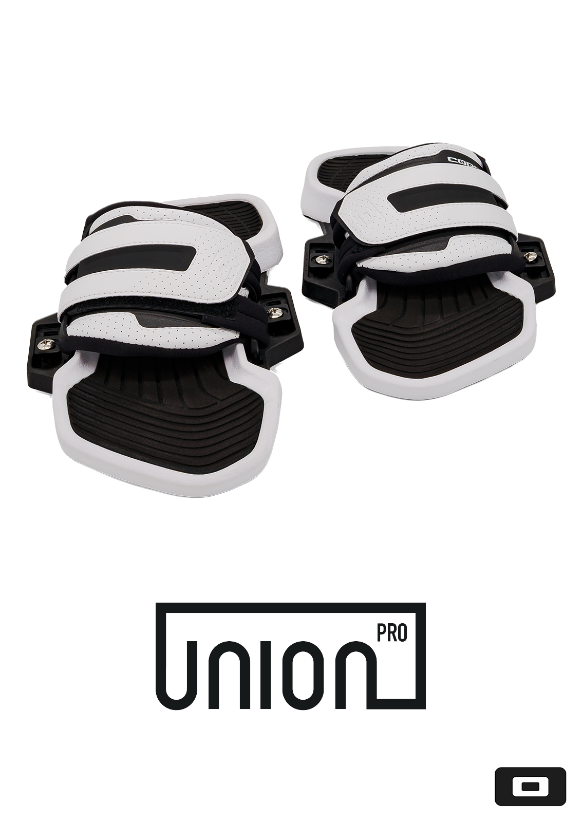 CORE Kiteboarding Union Pro 5 - The best Kitesurf Straps Black/White All Sizes High Performance Canary Islands